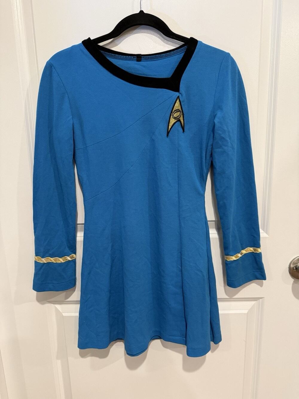 Star Trek Female Science Officer Uniform Dress Cosplay Costume Original Series S